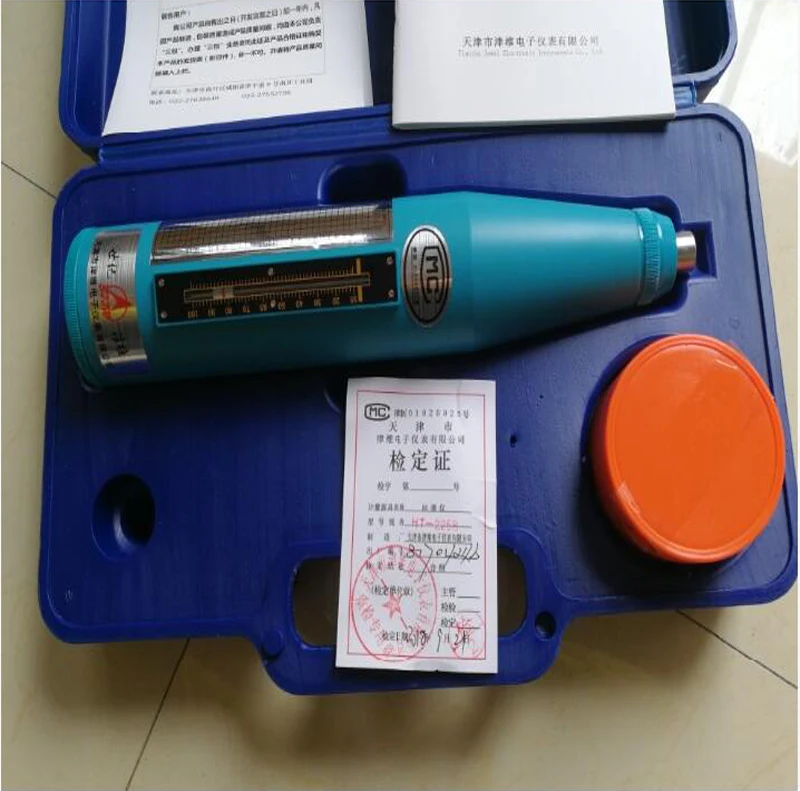 Измеритель отскока бетона молоток Шмидта 10 ~ 60 МПа измеритель отказоустойчивости