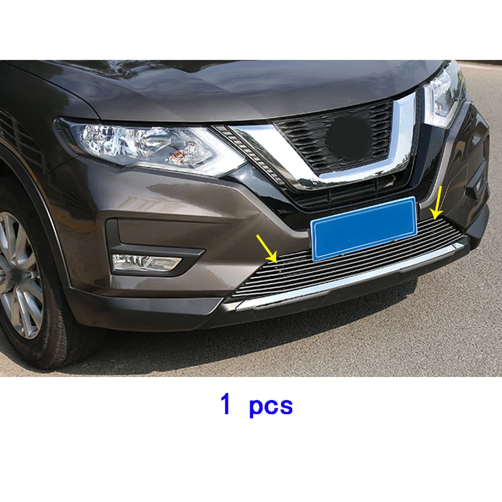 Для Nissan X-Trail XTrail T32/Rogue Защита корпуса автомобиля детектор отделка гоночная решетка гриль литье - Название цвета: 1
