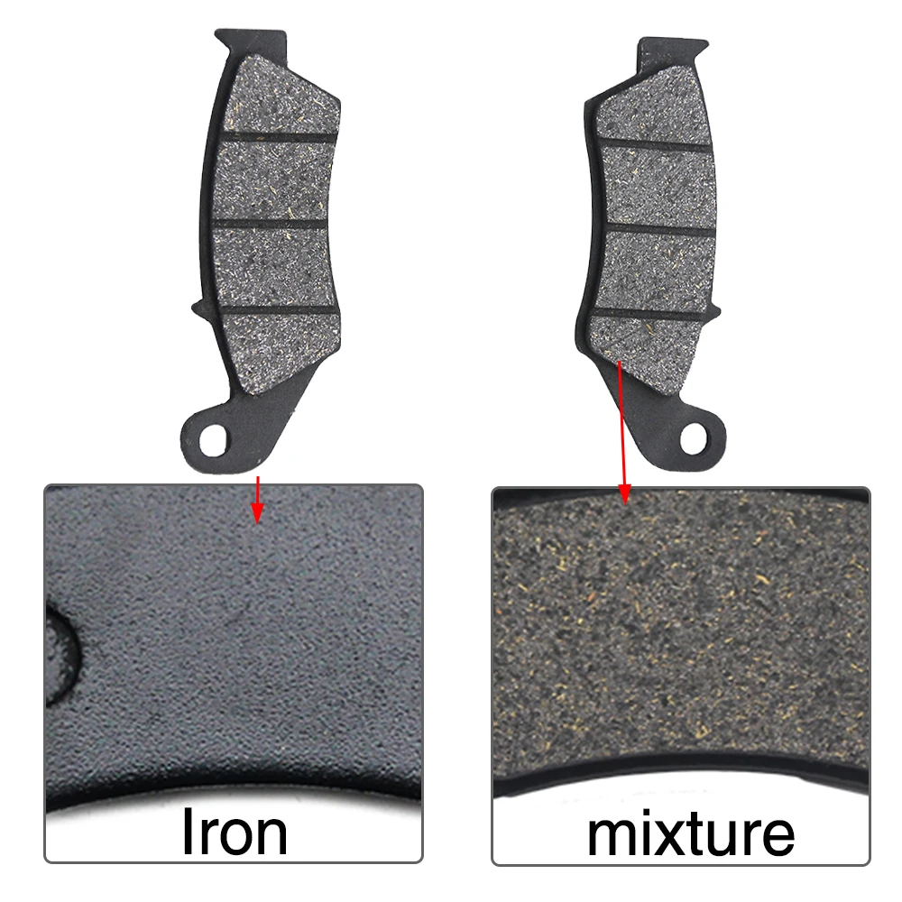 ZSDTRP мотоциклетные передние тормозные колодки для Yamaha CRF125 230 250 450/YZ125 400 450 Suzuki RM-Z250