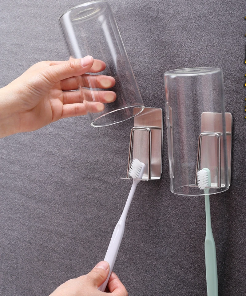 Настенный держатель для зубных щёток из нержавеющей стали | Дом и сад
