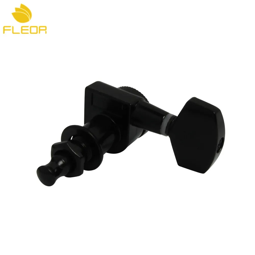 Блокирующая струна FLEOR 1L1R для акустической электрогитары 2 шт.|locking tuners black|locking