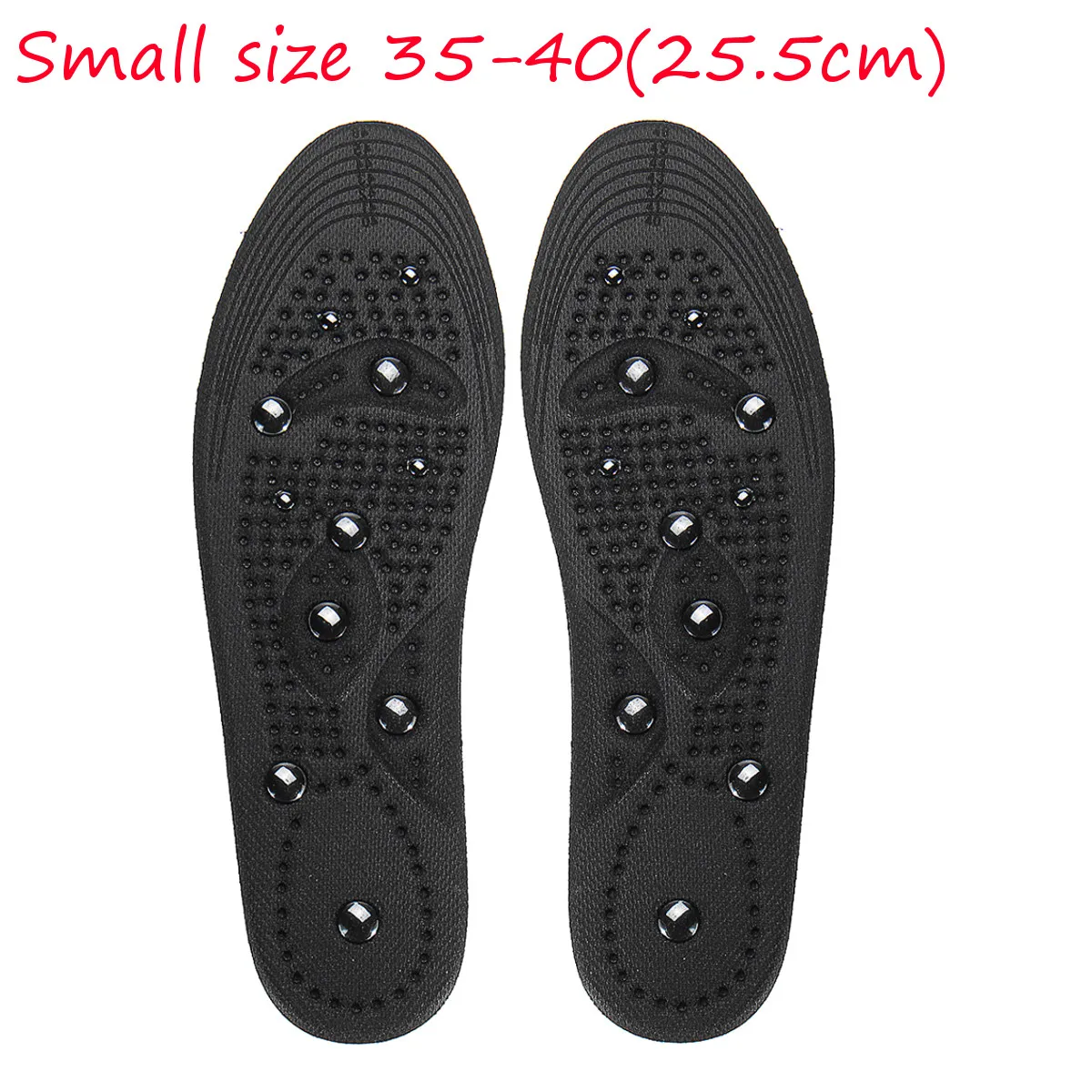 35-40 Size 1 пара Acupressure Магнитная Массажная стелька для ног терапия Рефлексология Обезболивание здоровье Массажная обувь подошвы аксессуары вставки - Цвет: 35-40 Size