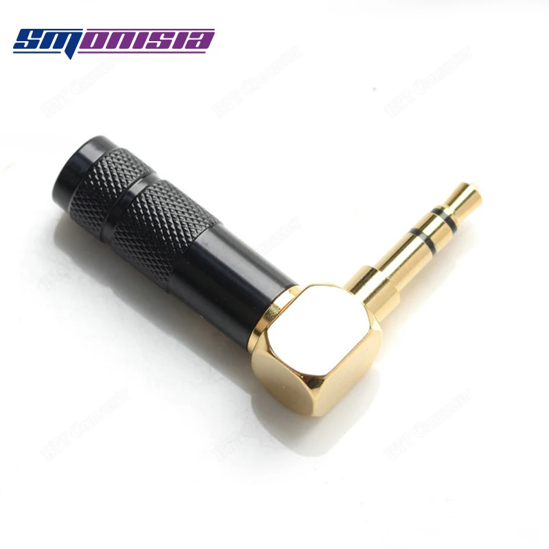 10 шт.-1000 шт. позолоченный штекер для двухсторонней стереогарнитуры Pailiccs 3 5 мм |