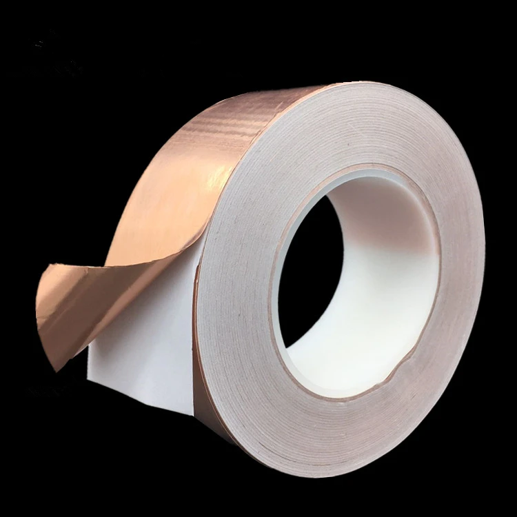 20 Meters Single Side Conductive Copper Foil Tape Strip Adhesive EMI Shielding Heat Resist 2mm 3mm 4mm 5mm 6mm 8mm 10mm | Обустройство