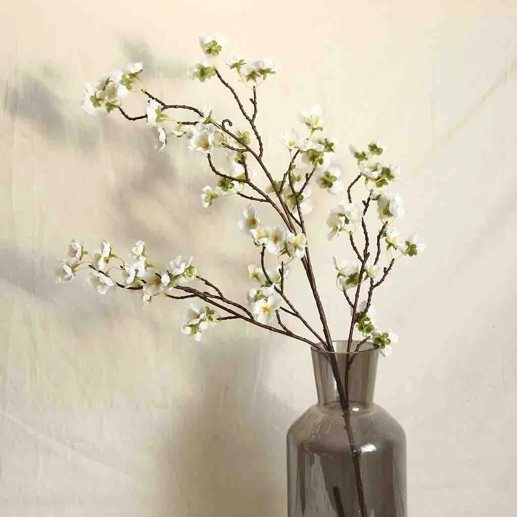 Artificial Cherry Peach Blossom Fake Silk Flower Home Wedding Party Floral Decor Garden High Quality Flowers DIY | Дом и сад