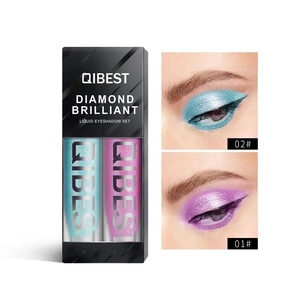 Тени для век жидкие блестящие перламутровые тени алмазные RQS Y28| |