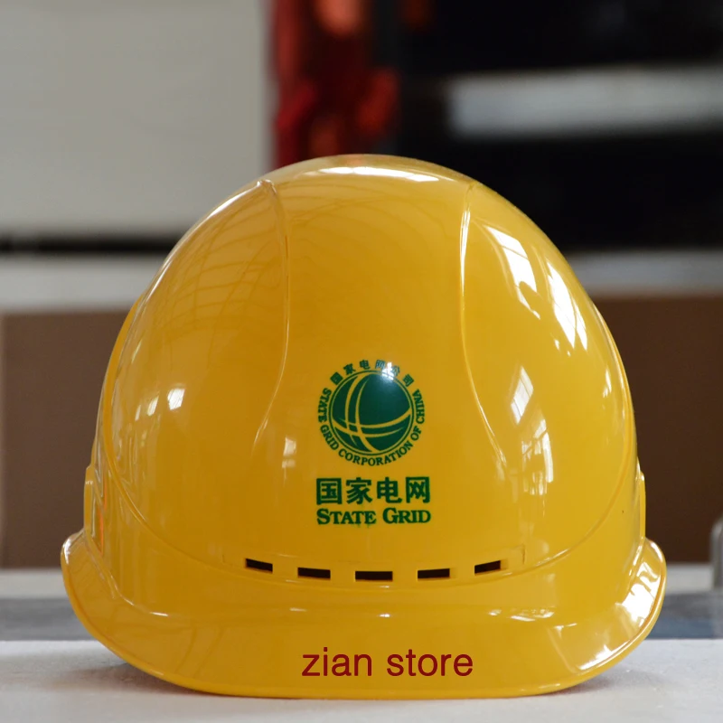 Шлем безопасности из АБС пластика дышащий шлем для руководства Белый защитный