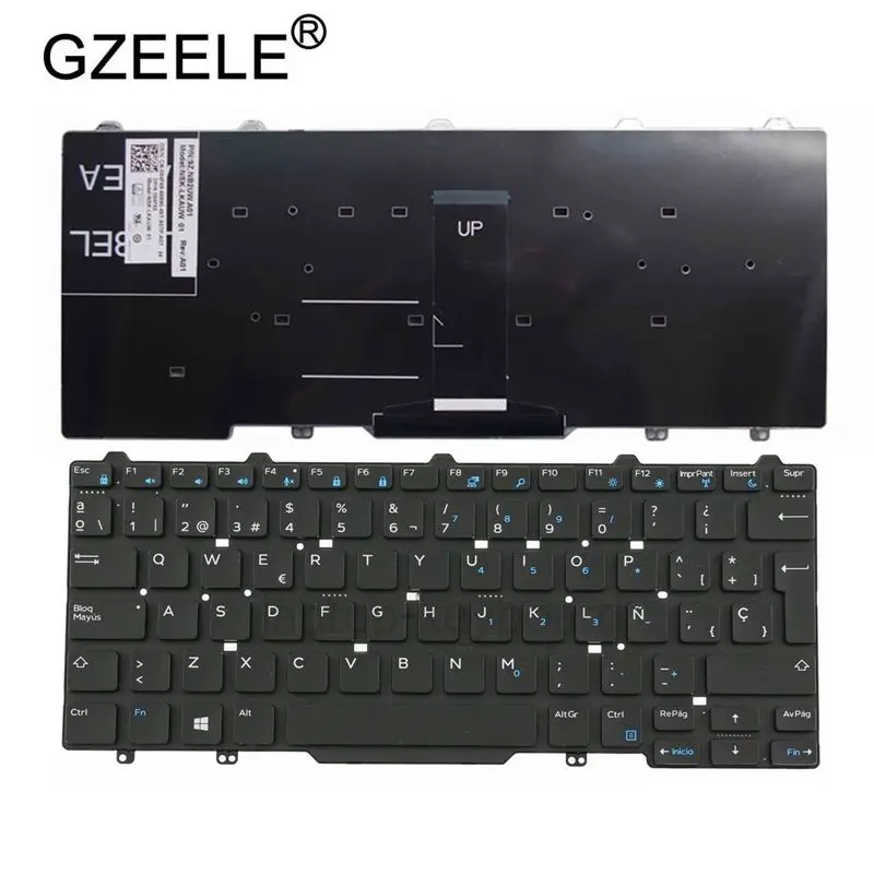 New Spanish/Latin SP/LA keyboard for Dell Latitude 14 5000 3340 e3340 5450 7450 3350 E5450 E5470 E7450 E7470 Backlit | Компьютеры и