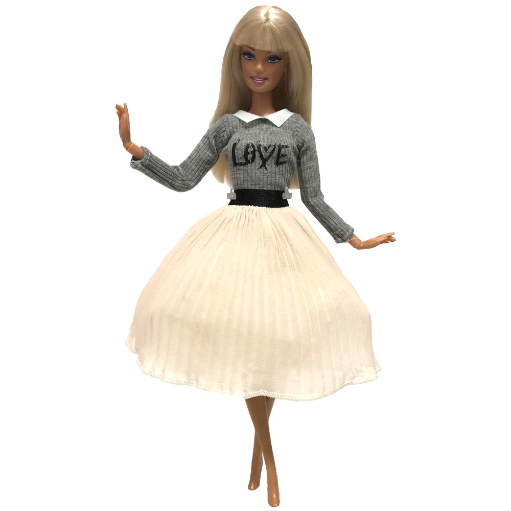 NK новейшее платье для куклы повседневная юбка модное танцевальное балетное