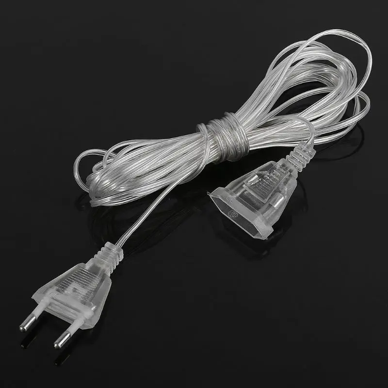 5m Power Extension Cable Extender Wire For LED String Light Christmas Lights EU Plug | Лампы и освещение
