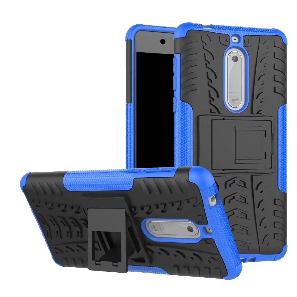 Защитный чехол для Nokia 5 Armor жесткий Гибридный 2 в 1 с подставкой Nokia5 Защитные чехлы