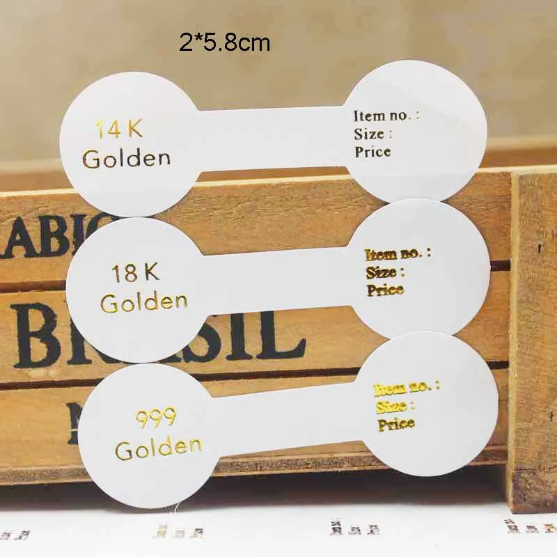 300 шт. бумажная бирка для ювелирных изделий ручной работы в различных стилях