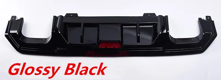 Задний спойлер для багажника ABS диффузор 4 выхода выхлопная труба защитная крышка