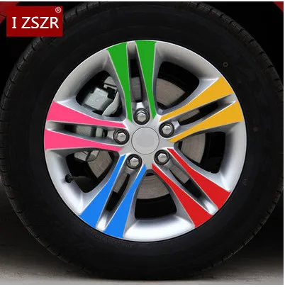 

Shiny Carbon Fibre Colorful Rims / Wheels Sticker For Classic Cruze Z2CA456B