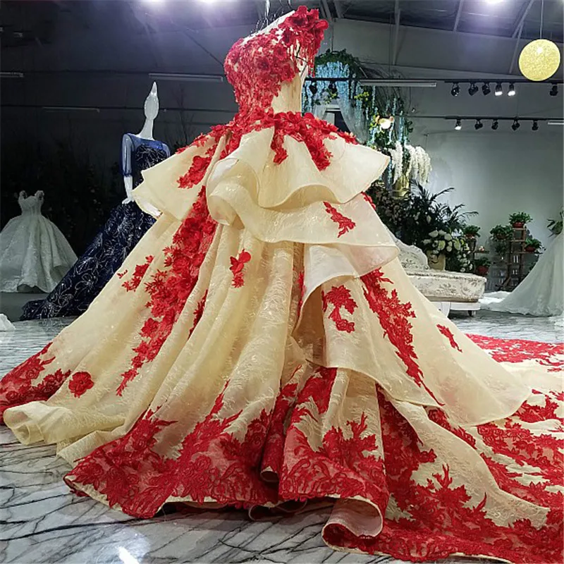 Fashion Theme Photography Tulle Wedding Dresses 2018 Sleeveless Handmade 3D Flowers Sexy Vintage Bridal Gown Vestido De Noiva | Свадьбы и