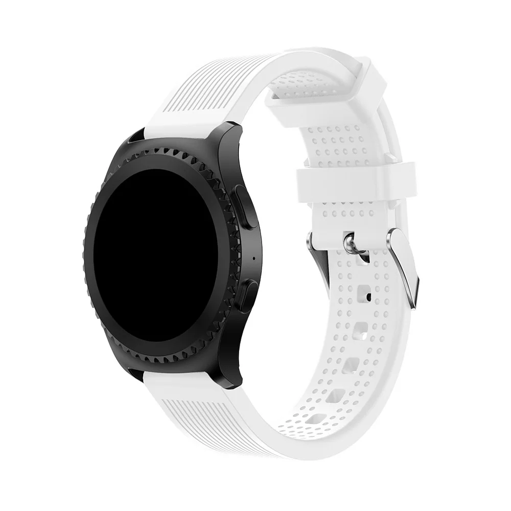42 мм ремешок для часов Силиконовый Samsung Gear S2 Смарт часы 20 ремни замена Браслет