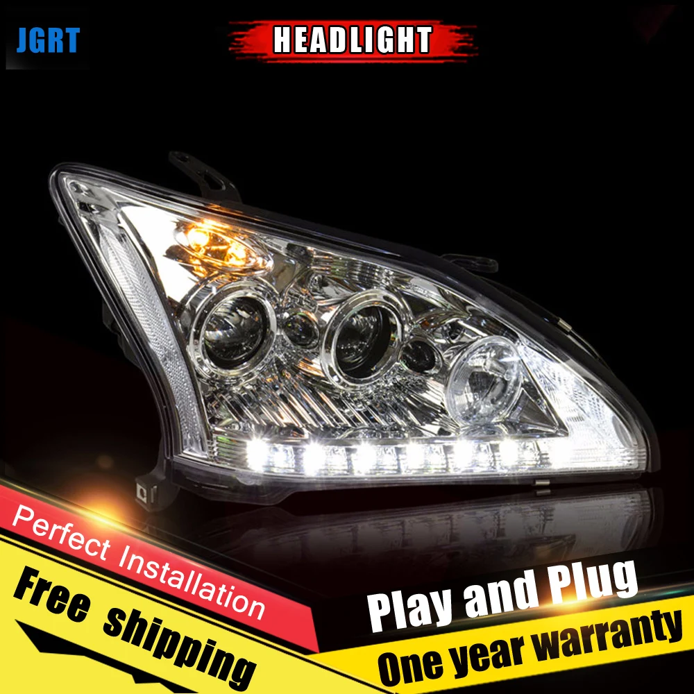 2 шт. светодиодный Автомобильные светодиодные фары для Lexus RX350 2004-2009 RS350 |