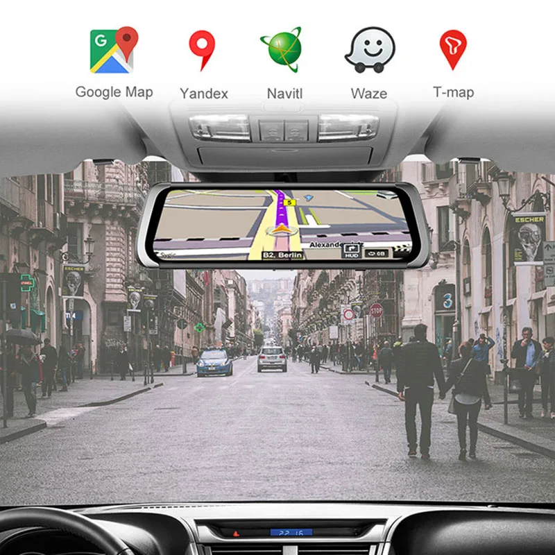 ANSTAR 4G Зеркало DVR Android 8 ''сенсорный экран Авто тире камера wifi ADAS Анти радар Автомобильный видеорегистратор gps навигация автомобильный видеорегистратор