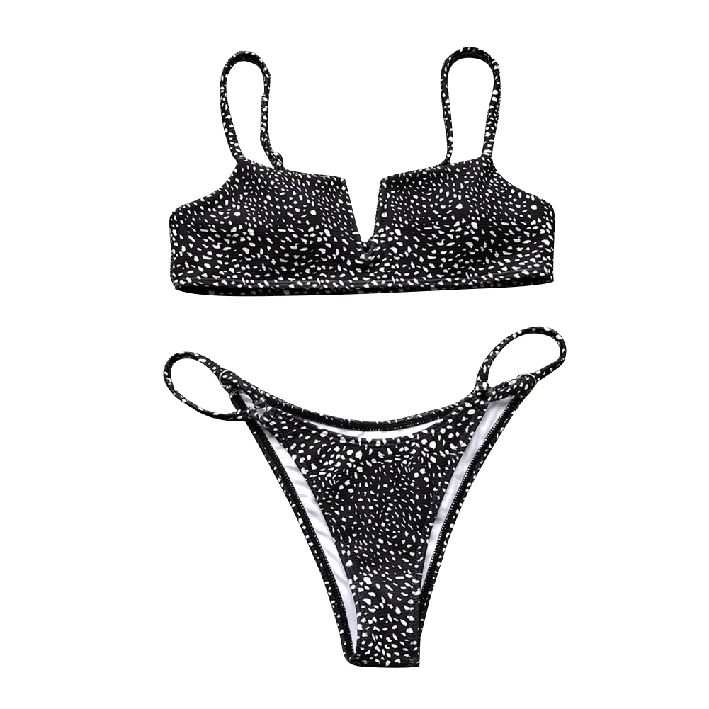 Для женщин ванный комплект мода бикини с открытой спиной пляжная пикантные