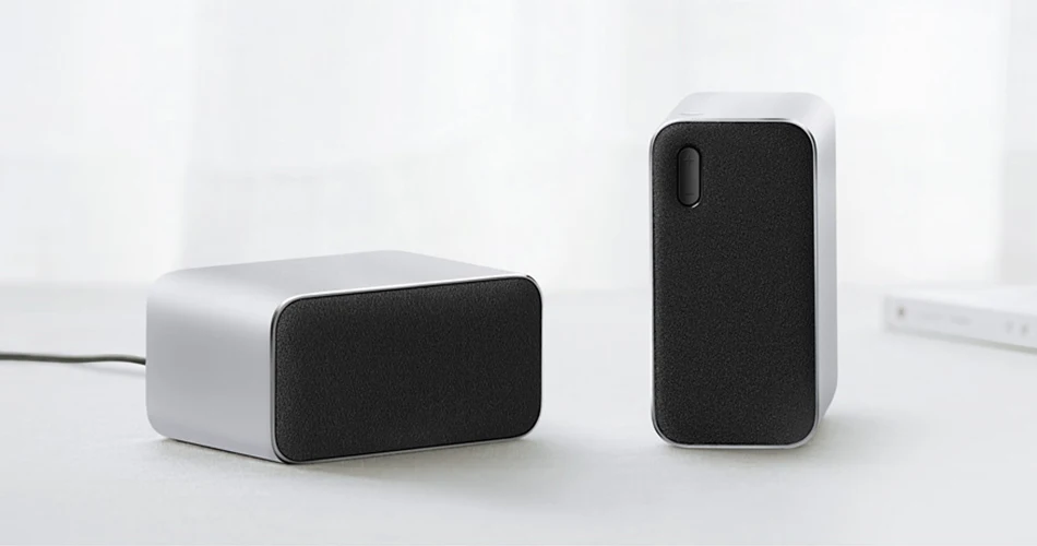 Xiaomi Bluetooth компьютерные колонки 12 Вт 2,4 ГГц двойной бас стерео портативный Aux DSP с микрофоном светодиодный индикатор