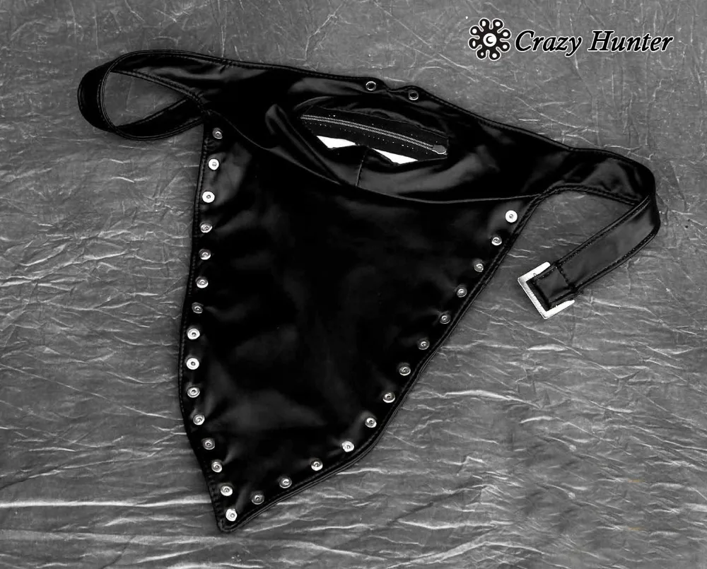 Кожаная Маскарадная маска для лица с шипами Streampunk Punk|biker mask leather|masquerademasquerade masks |