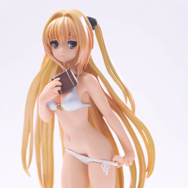 Аниме Alter To Love Ru Золотой Темный белый купальник версия ПВХ фигурка коллекционный