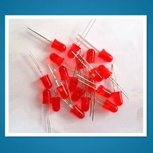 New and Original 1000pcs 5MM Red LED light emitting diode F5mm Round | Электронные компоненты и принадлежности