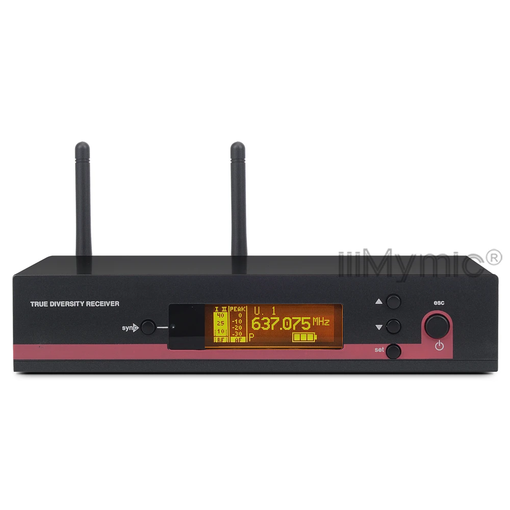 Профессиональный беспроводной микрофон UHF 100 G3 ручной + отворот гарнитура полный