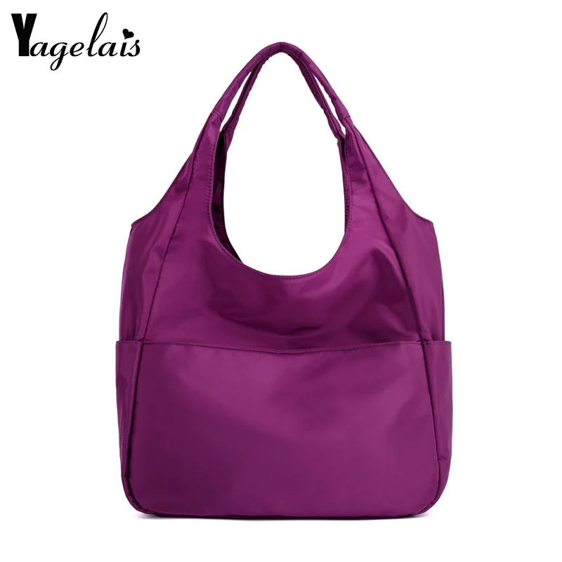 Женская сумка известного бренда 2019 нейлоновая Повседневная Большая Сумка через