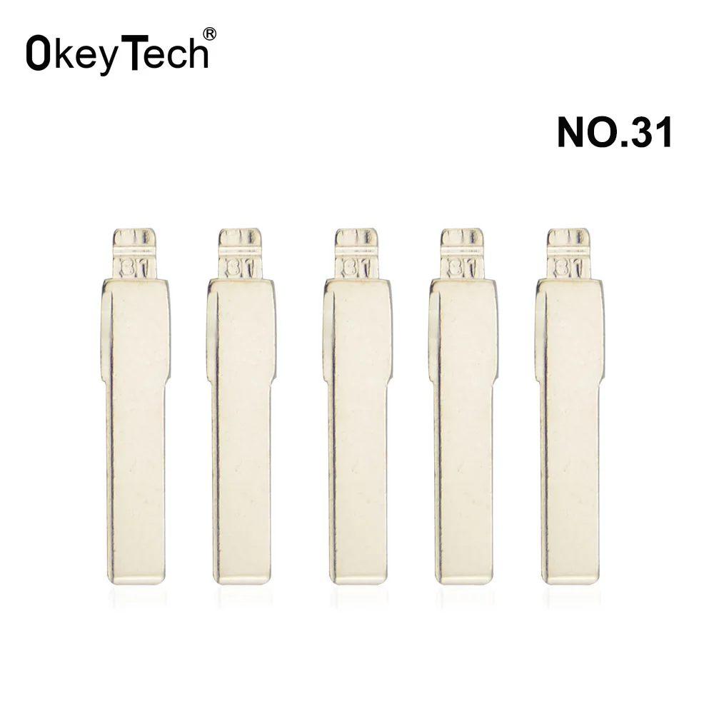 OkeyTech 10 шт./лот № 31 KD ключ с лезвием металлический пустой пульт дистанционного