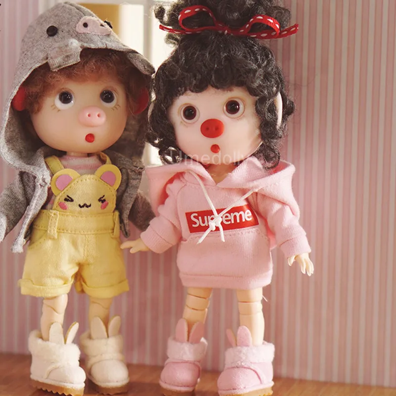 1 пара милые зимние ботинки с кроличьими ушками для кукол OB11 BJD 1/12|Куклы| |