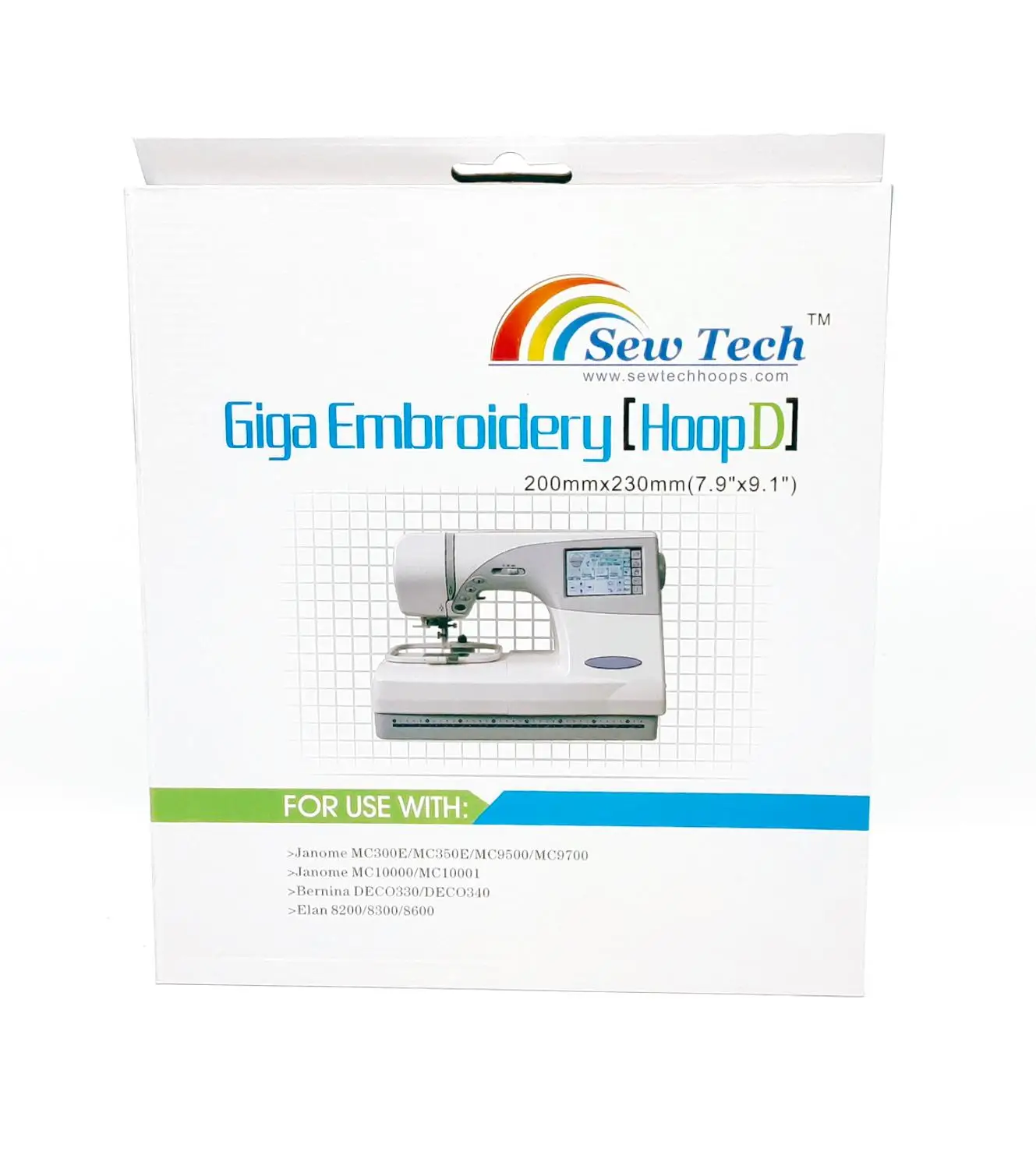 

Sew Tech Embroidery Hoop for Janome Embroidery Machine Frames for Janome MC10000 10001 Elna820 8200 8300 8600 JA406