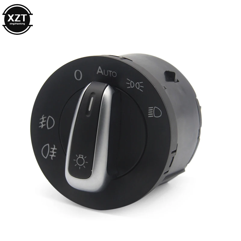 

Auto New Chrome Headlights Fog Lamp Switch Control for VW Golf Jetta Passat CC 5ND 941 431B / 5ND941431B