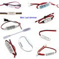 Мини 3 ключа 4key DC5V 12 в 24 в один цвет/RGB+ CCT светодиодный Усилитель диммер контроллер для 5050 3528 Светодиодная лента светильник