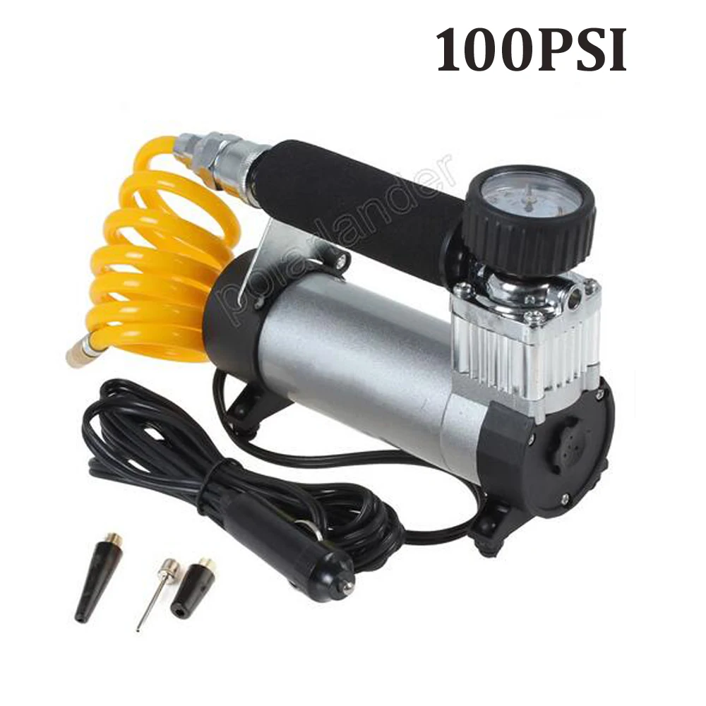 Высокое качество автомобильный насос YD-3035 портативный супер поток 100PSI авто шины