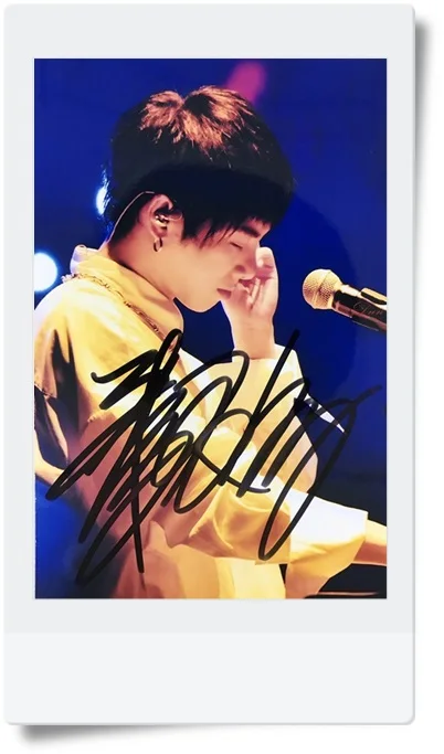 Подписанный HUA CHENYU фото с автографом 6 дюймов Бесплатная доставка 9 версий 082017
