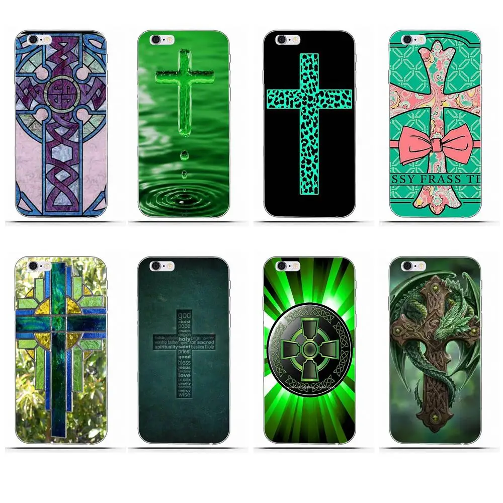 Кристиан кросс зеленые цитаты Diy рисунок ТПУ для Huawei G8 Honor 5C 5X6 6X7 8 9 Y5II Mate P7 P8 P9 P10 P20