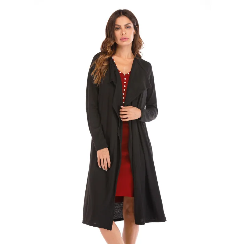 Casual Long Knitted Cardigan Women Clothes 2018 Autumn Ladies Sleeve Top Pull Femme Sueter Mujer Sweater Casaco Feminino |