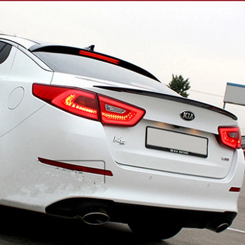 For Kia Optima K5 Spoiler 2014 2015 Car Tail Wing Decoration High Quality ABS Plastic Unpainted Primer Color Rear Trunk | Автомобили и