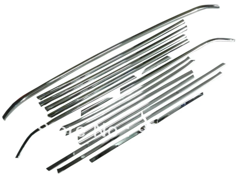 Высокое качество Chrome боковое окно Полный отделка Набор для Range Rover Evoque Бесплатная