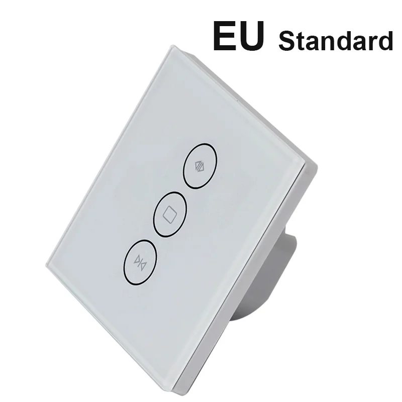 EU Standard WiFi умная штора переключатель Smart Life Tuya приложение Электрический моторизованный занавес слепой Ролик затвора работает с Alexa и Google Home - Комплект: EU Standard