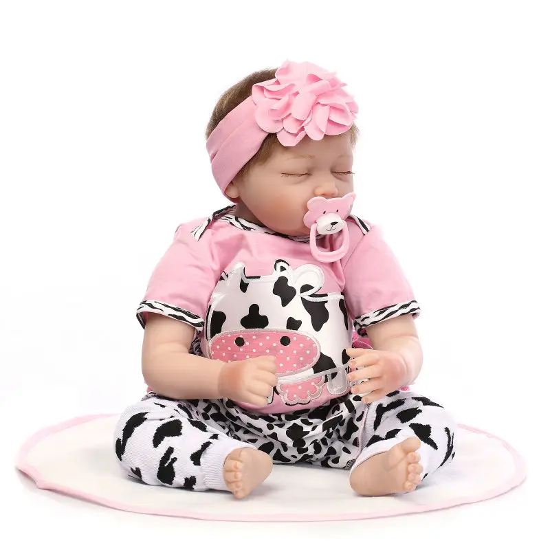 NPK Bebes reborn princess Силиконовые куклы reborn Размер 22 дюймов принцесса Младенцы Куклы Игрушки для детей подарок настоящий живой