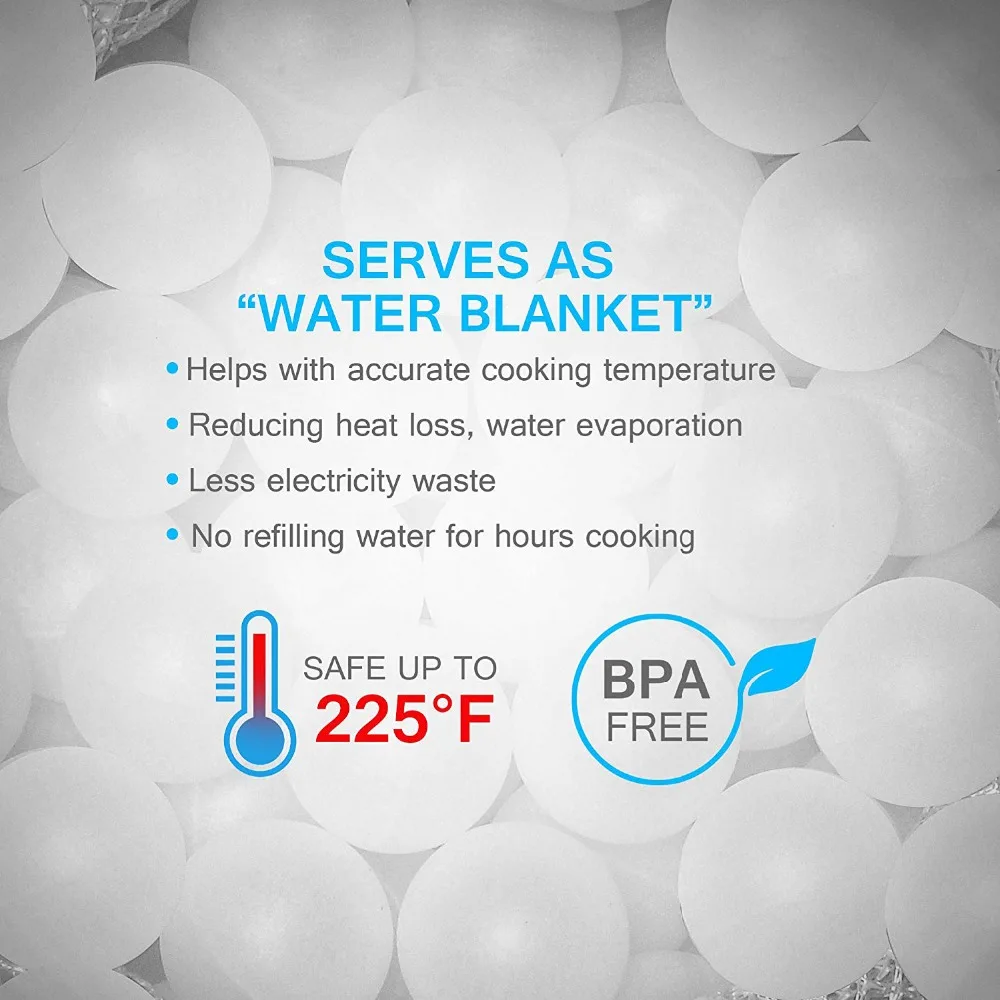 Осаждения Sous Vide варочные шары BPA бесплатно 20 мм 200 шары с сеткой мешок для сушки для водяной ванны Sous Vide приготовление пищи