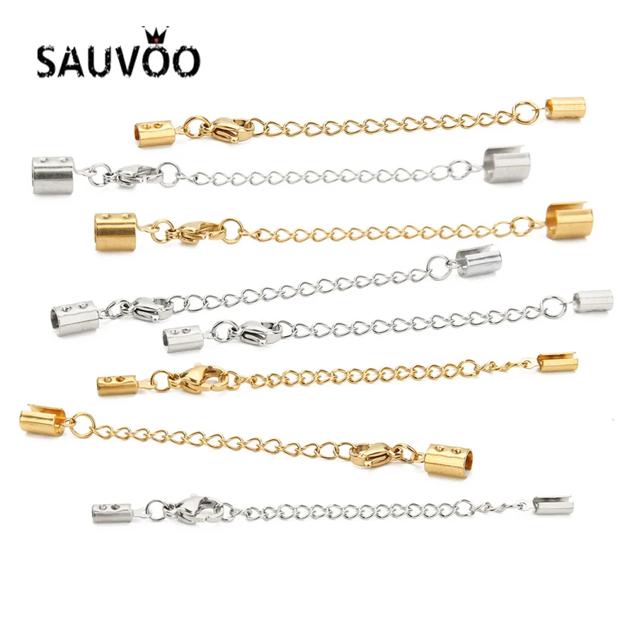 SAUVOO 5 компллот из нержавеющей стали удлинительная цепь омары зажимные