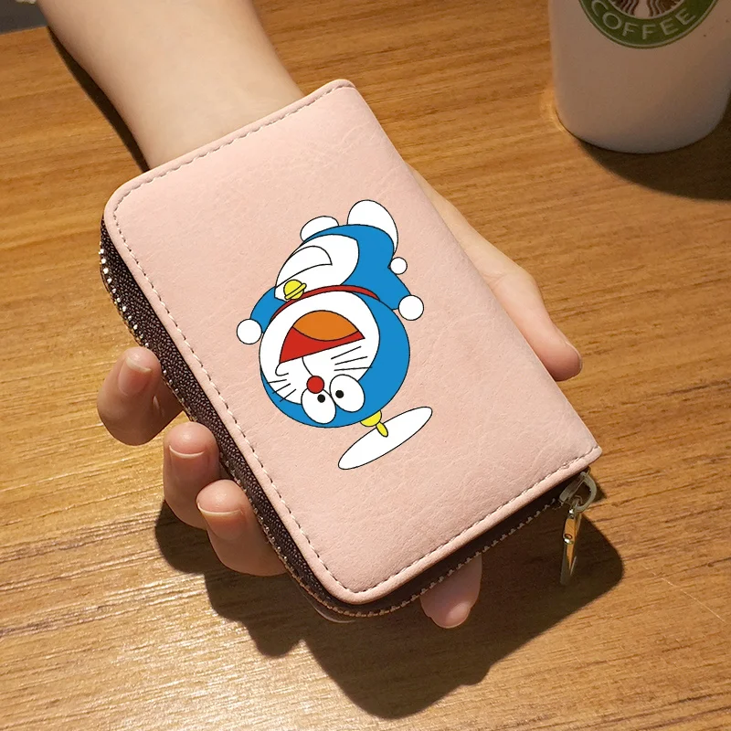 JANE'S Кожаный Милый Kawaii Doraemon держатель карты путешествия водонепроницаемый