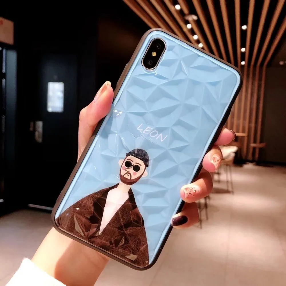Чехол Ourpho с алмазным узором для IPhone X XR XS MAX Couple Phone iPhone 6 6s 7 8 plus|Чехлы-накладки| |