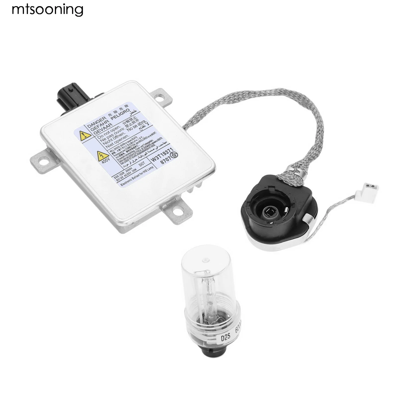 Mtsooning Xenon модуль управления балластом фар воспламенитель W3T19371 с D2S лампочкой для
