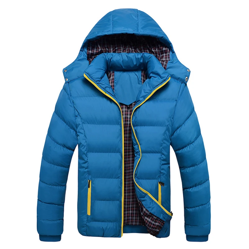 Мужская зимняя куртка 2016 теплое пальто толстая парка Chaquetas Plumas Hombre мужские куртки