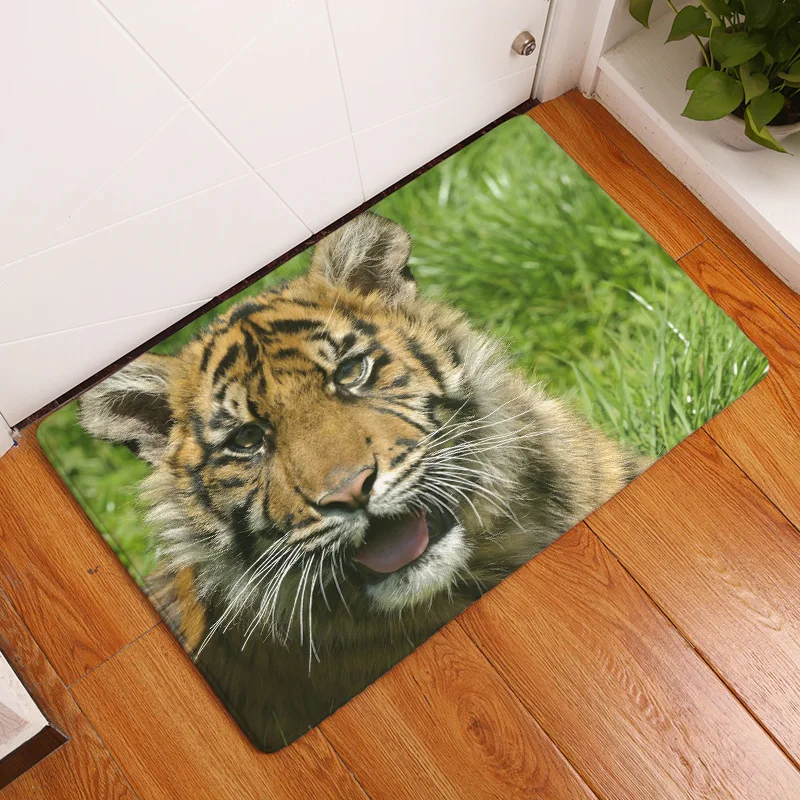 Коврики CAMMITEVER Tigers с принтом коврики для ванны мягкой поверхностью защитой от