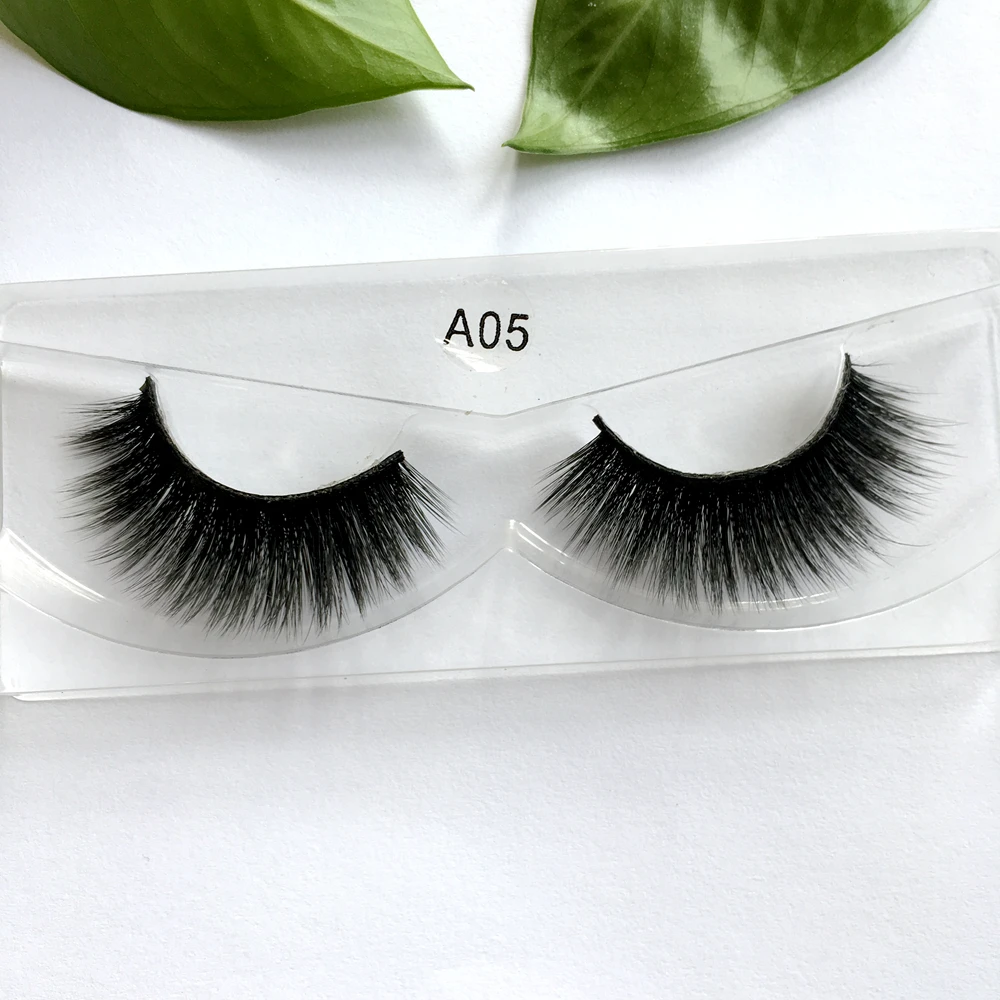 Оптовая продажа 100% Накладные ресницы ручной работы натуральные длинные толстые